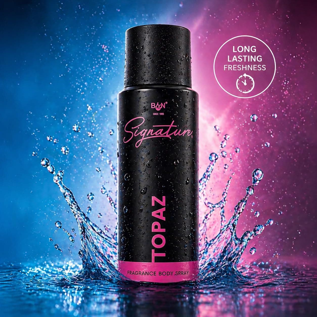 Signature SIGNATURE TOPAZ Deodorant Spray for Women 150ML | Long Lasting Floral Fruity Body Spray | Raspberry, Jasmine,… — thumbnail 5 of 8
