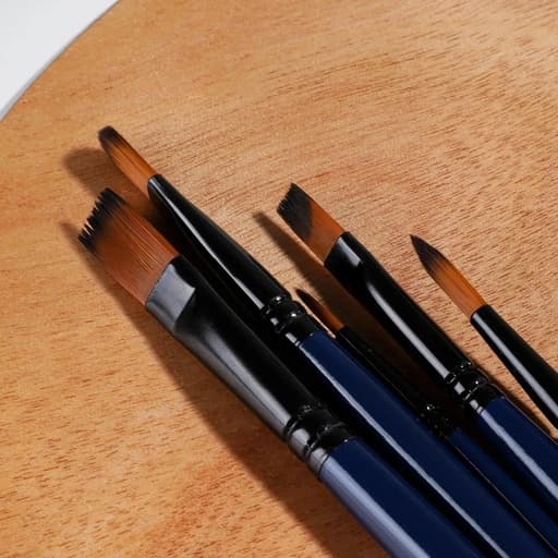 Deli Deli EC277 Watercolor Brush Set | Premium Artist Paint Brushes for Watercolor, Acrylic & Gouache stationary, toys &… — thumbnail 3 of 5