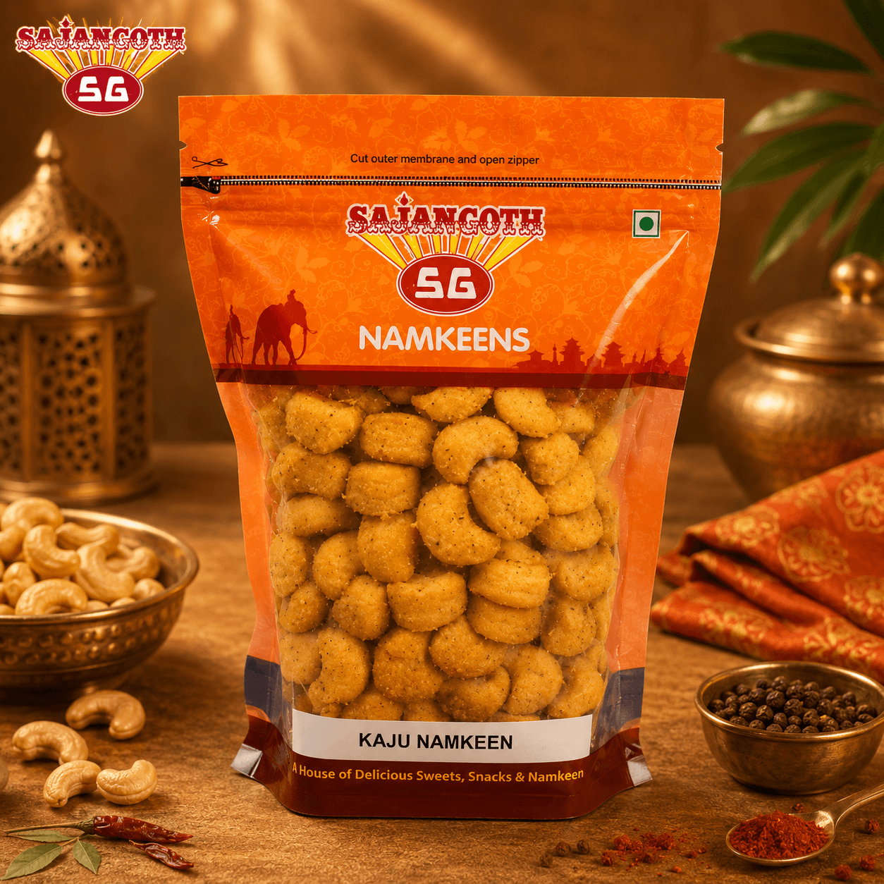 Sajan Goth Kaju Namkeen 400g