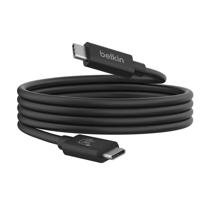 Belkin Belkin INZ004qc1.2MBK USB4 240W 20GBPS 1.2M USB-C Cable electronics — thumbnail 4 of 4