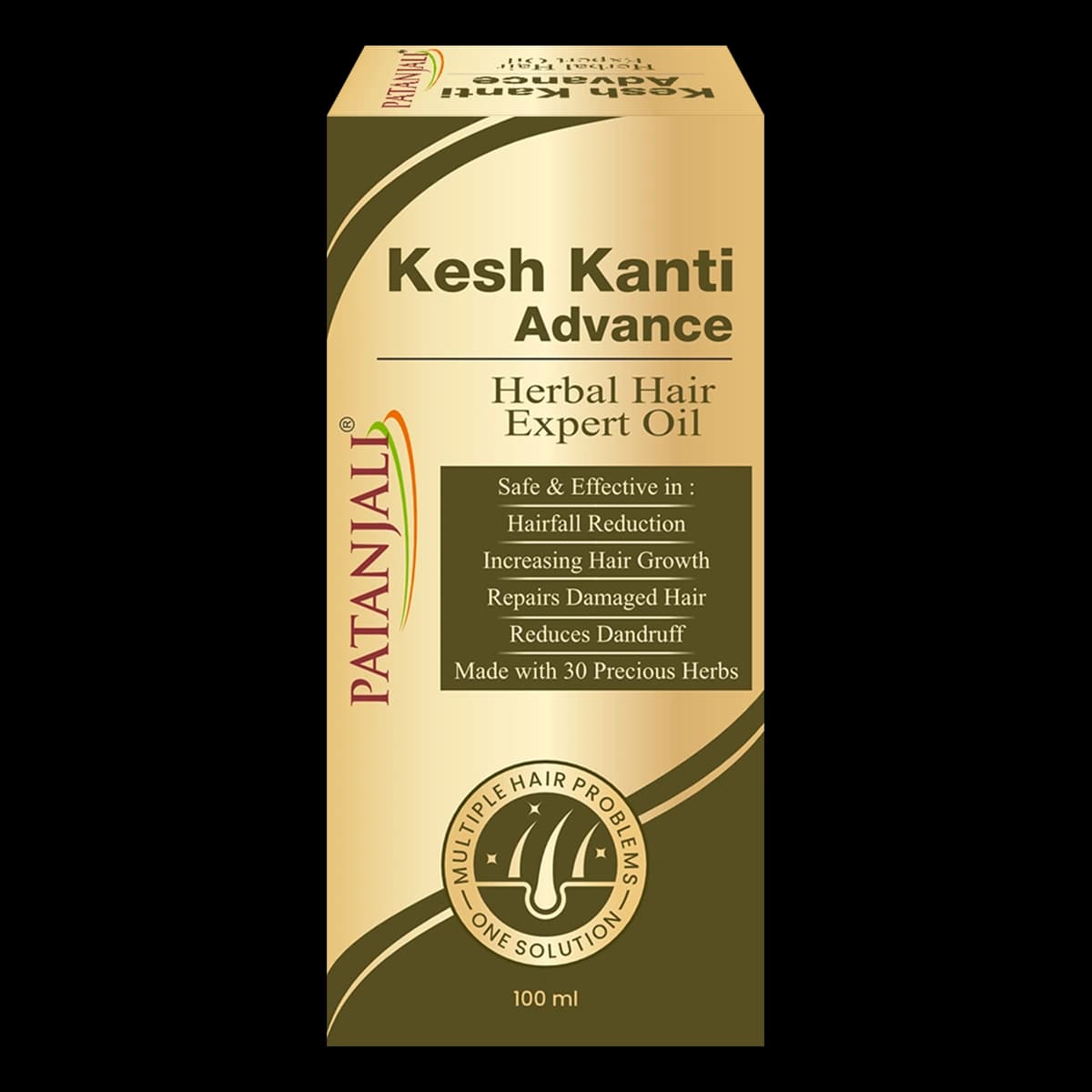 Patanjali Kesh Kanti Advance Herbal Hair Expert Oil 100ml for Strong & Healthy Hair daily essentials & lifestyle — thumbnail 2 of 2