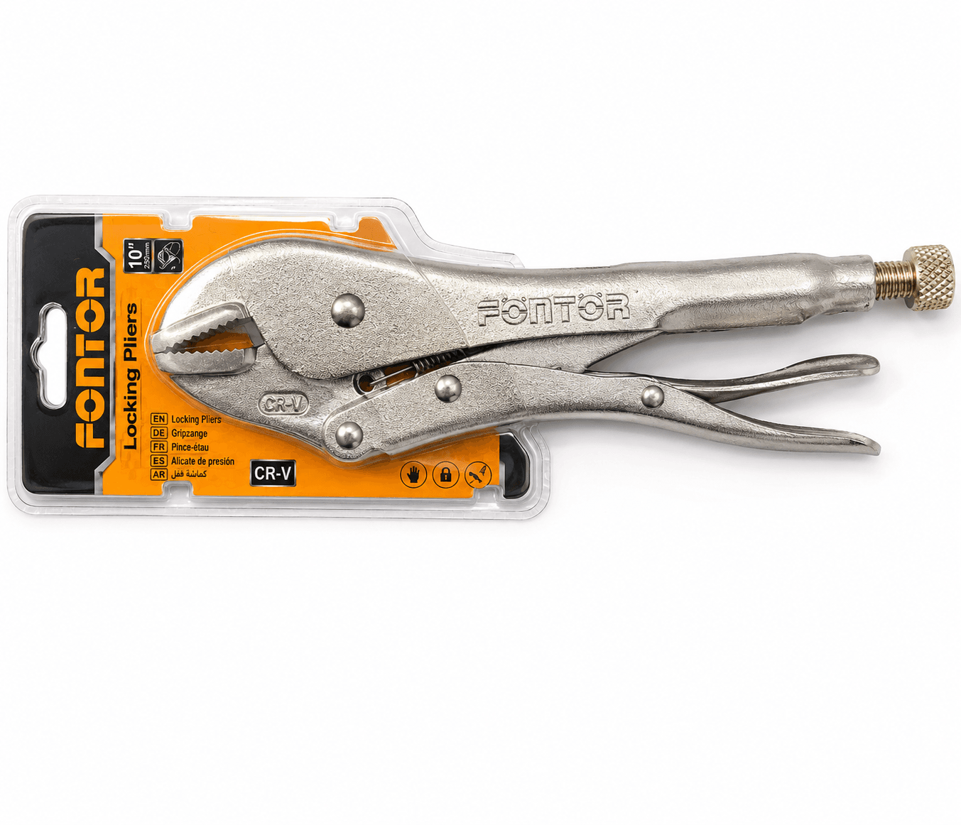 Fontor Locking Pliers 180132 Heavy Duty Adjustable Grip Tool