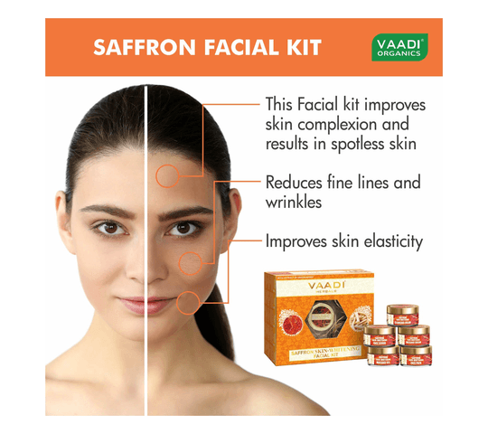Vaadi Organics Vaadi Organics - Saffron Skin-Whitening Facial Kit With Sandalwood Extract (270 gms) - VH0081 daily… — thumbnail 2 of 2