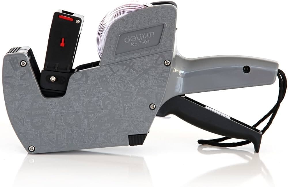 Deli Deli Price Label Gun 8 Digits E7504 | Single Line Price Labeller for Retail & Inventory stationary, toys & sports — thumbnail 3 of 4