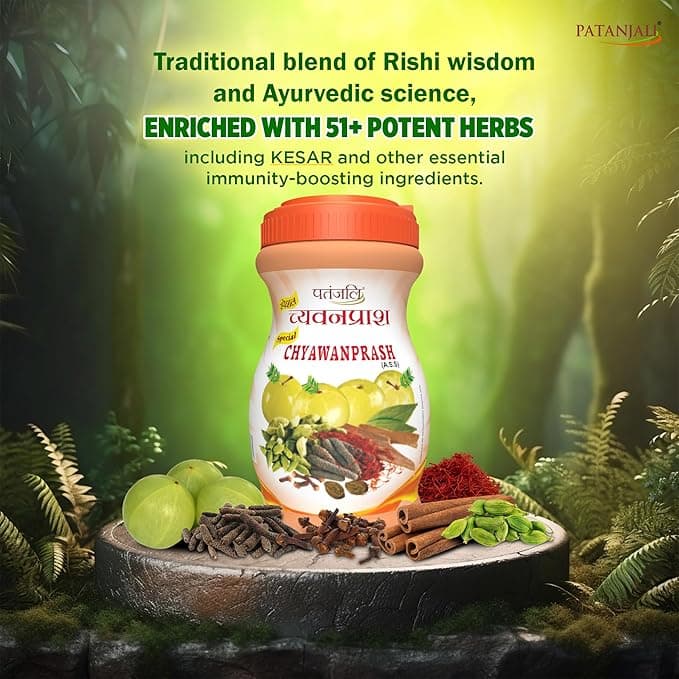 Patanjali Patanjali Special Chyawanprash 500gm | Ayurvedic Immunity Booster for Men, Women & Kids daily essentials &… — thumbnail 6 of 6