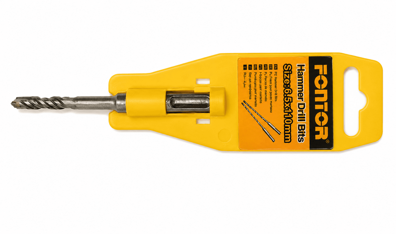 Fontor Hammer Drill Bit 6.5x110mm AKDB11065 – High-Speed Masonry & Concrete Drilling Bit