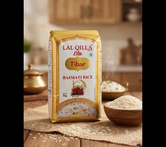 Lal Qilla Elite Tibar Premium Basmati Rice 1kg | Long Grain Aromatic Rice