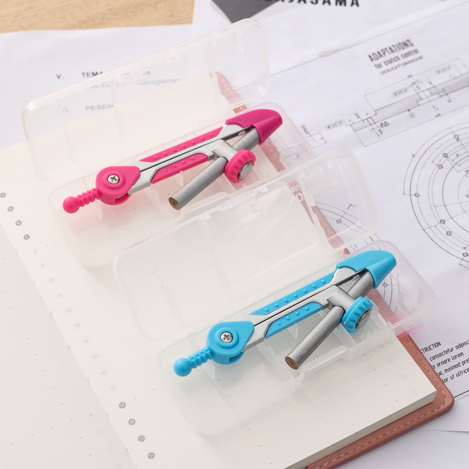 Deli Deli-E8615 Compass – Product Specifications, Features & Geometry Drawing Compass with pencil stationary, toys & sports — thumbnail 5 of 5