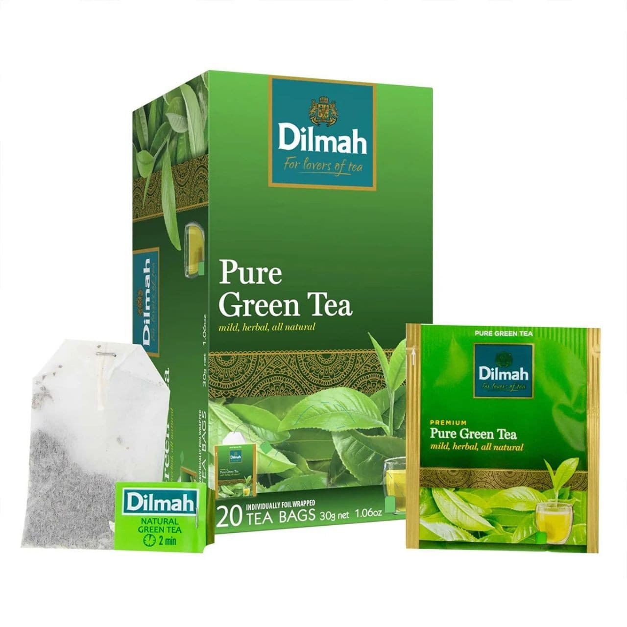 Dilmah DILMAH Pure Green Tea Ceylon Product 20 Tea Bags daily essentials & lifestyle — thumbnail 6 of 8