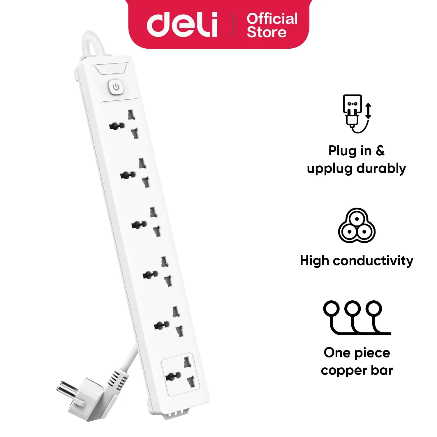 Deli T403 Power Strip