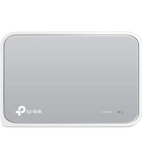 TIP-LINK TP-Link TL-SF1005D 5-Port Fast Ethernet Switch 10/100Mbps Unmanaged Desktop Network Hub White electronics — thumbnail 2 of 3