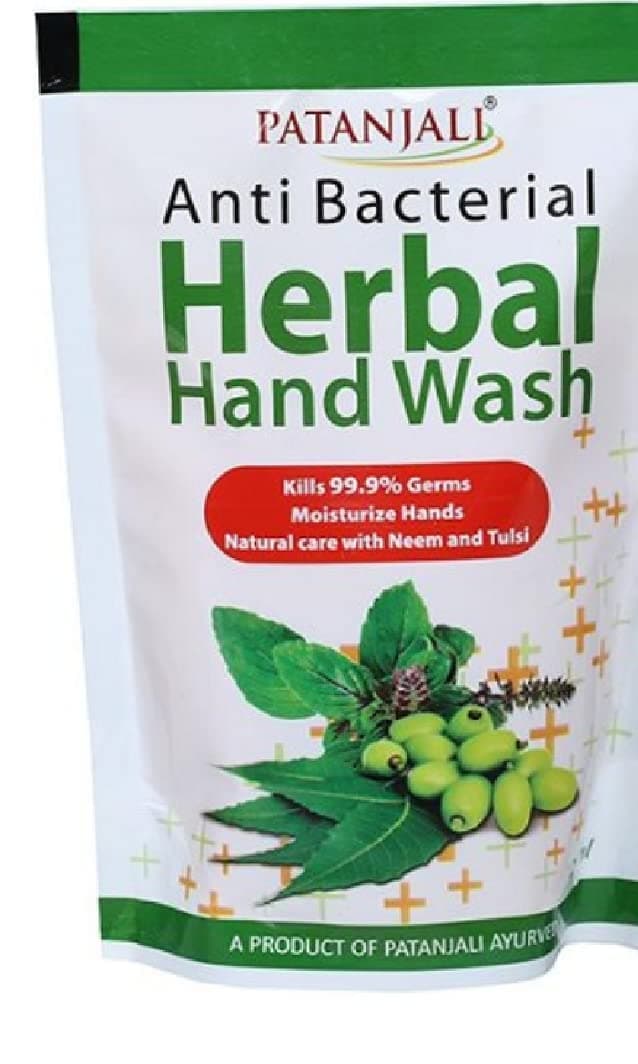 Patanjali Herbal Handwash Anti Bacterial 200ml for Clean & Germ-Free Hands
