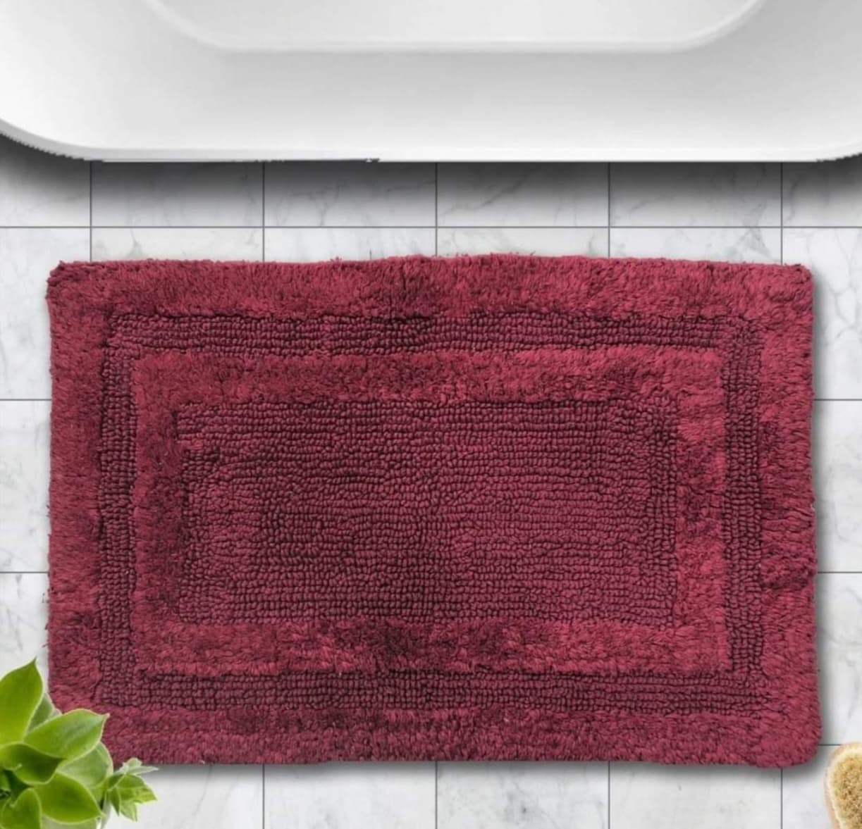 Pure Cotton Reversible Door Mats 40x60 cm