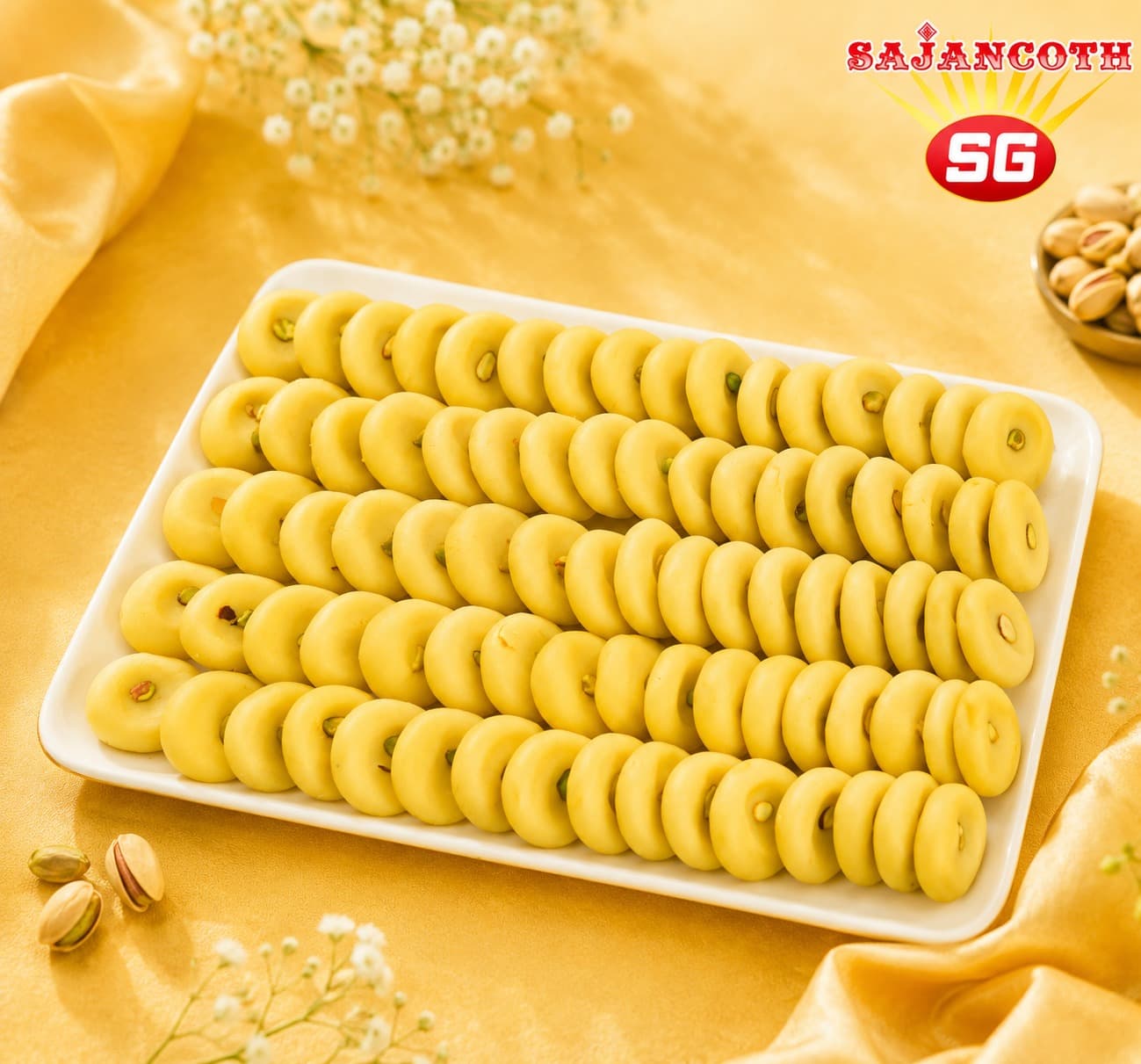 Sajan Goth Jumbo Peda – Premium Traditional Sweet