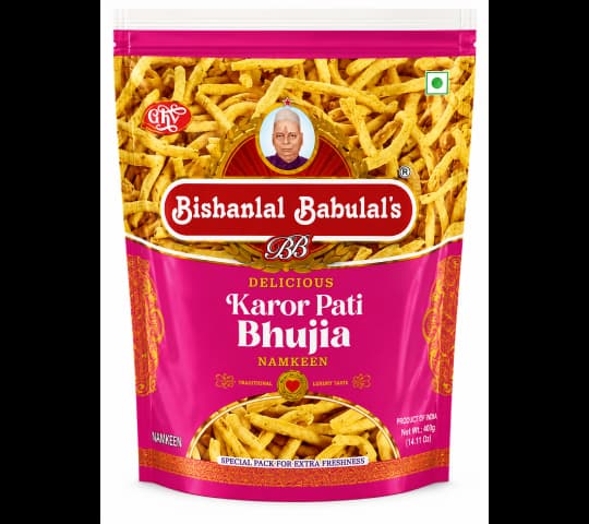 Bishanlal Babulal Karor Pati Bhujia Namkeen – Authentic Bikaneri Bhujia