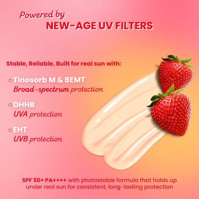 Dot & Key Dot & Key Strawberry Dew Tinted Sunscreen SPF 50 PA++++ 50ml daily essentials & lifestyle — thumbnail 3 of 4