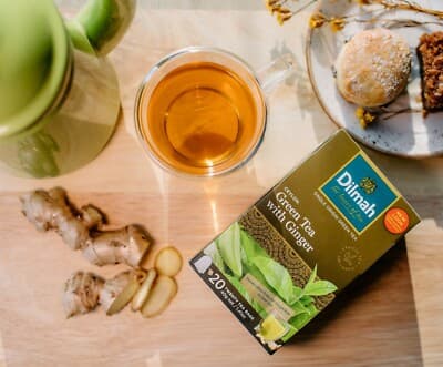 Dilmah Dilmah Pure Ceylon Green Tea with Ginger 20 Tea Bags | Natural Wellness Tea daily essentials & lifestyle — thumbnail 2 of 6