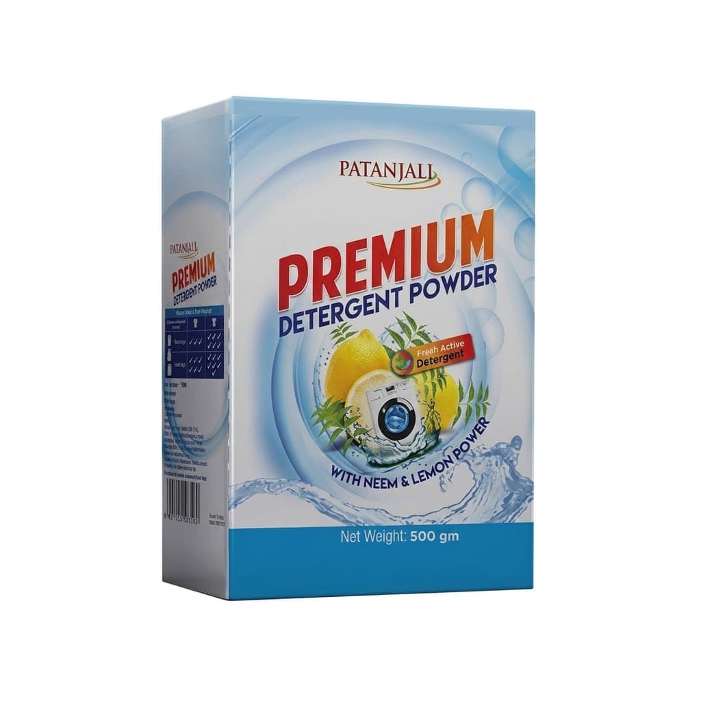 Premium Detergent Powder 500 GM – Powerful Stain Remover for Bright & Fresh Clothes