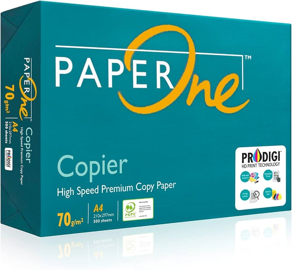 No Brand Paper One A4 Paper 70gsm 500 Sheets –Box of 5 Premium Multipurpose Copier & Printer Paper stationary, toys & sports — thumbnail 5 of 7