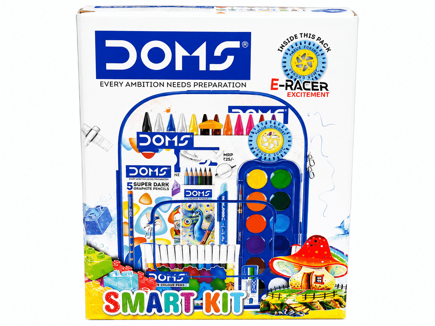 DOMS DOMS Smart Kit School Art & Stationery Set with Transparent Backpack for Kids stationary, toys & sports — thumbnail 2 of 2
