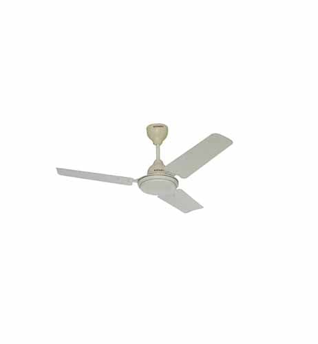 KentElectric 36 Inch Ceiling Fan – White High Speed Energy Efficient Fan for Home, Bedroom & Office Cooling