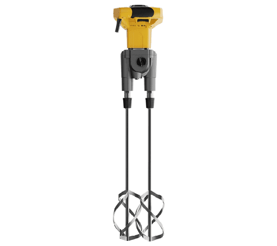Deli Tools 1800W Electric Paint & Mortar Mixer Machine with Dual Mixing Paddles for Cement, Paint & Adhesives hardware &… — thumbnail 3 of 3