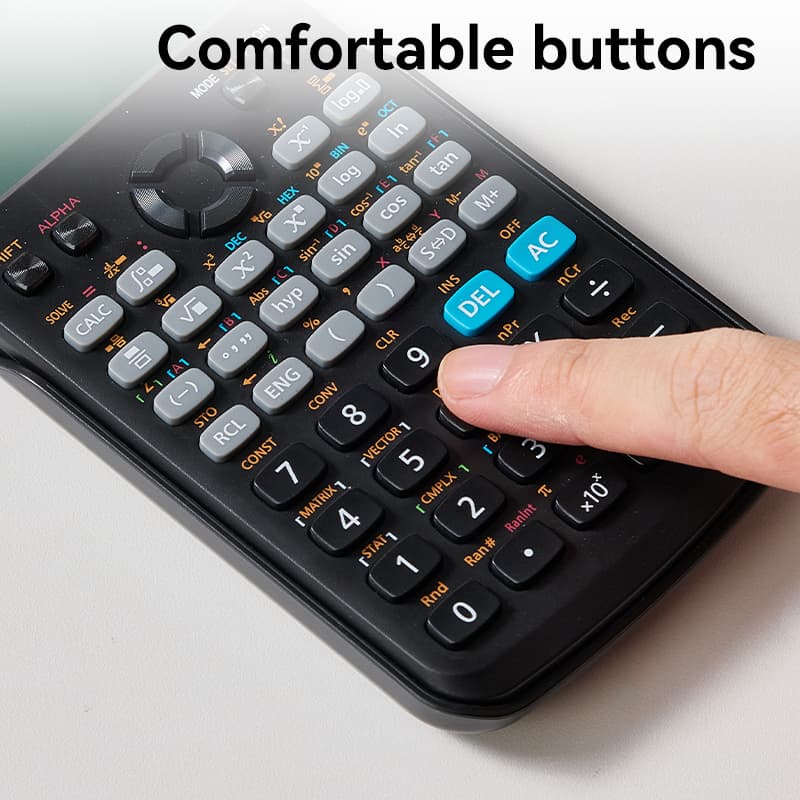 Deli Deli ED82MS Scientific Calculator | 240+ Functions | Student & Engineering Calculator stationary, toys & sports — thumbnail 7 of 7