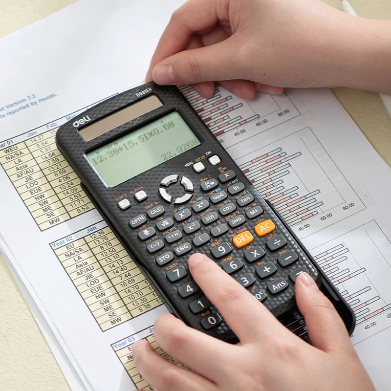 DELI Deli ED991EX Scientific Calculator for Students & Professionals stationary, toys & sports — thumbnail 3 of 5