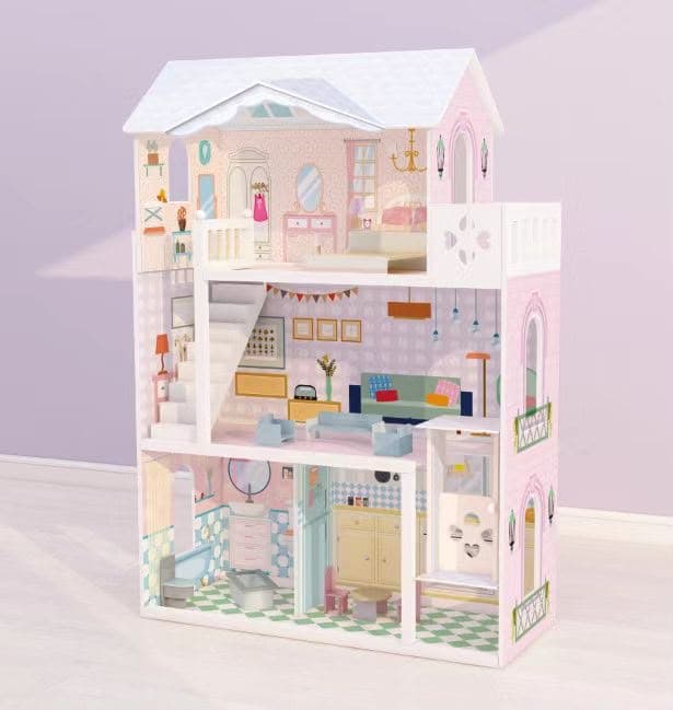 HappyHours HT622 Doll House Pretend Play Dream Home Set