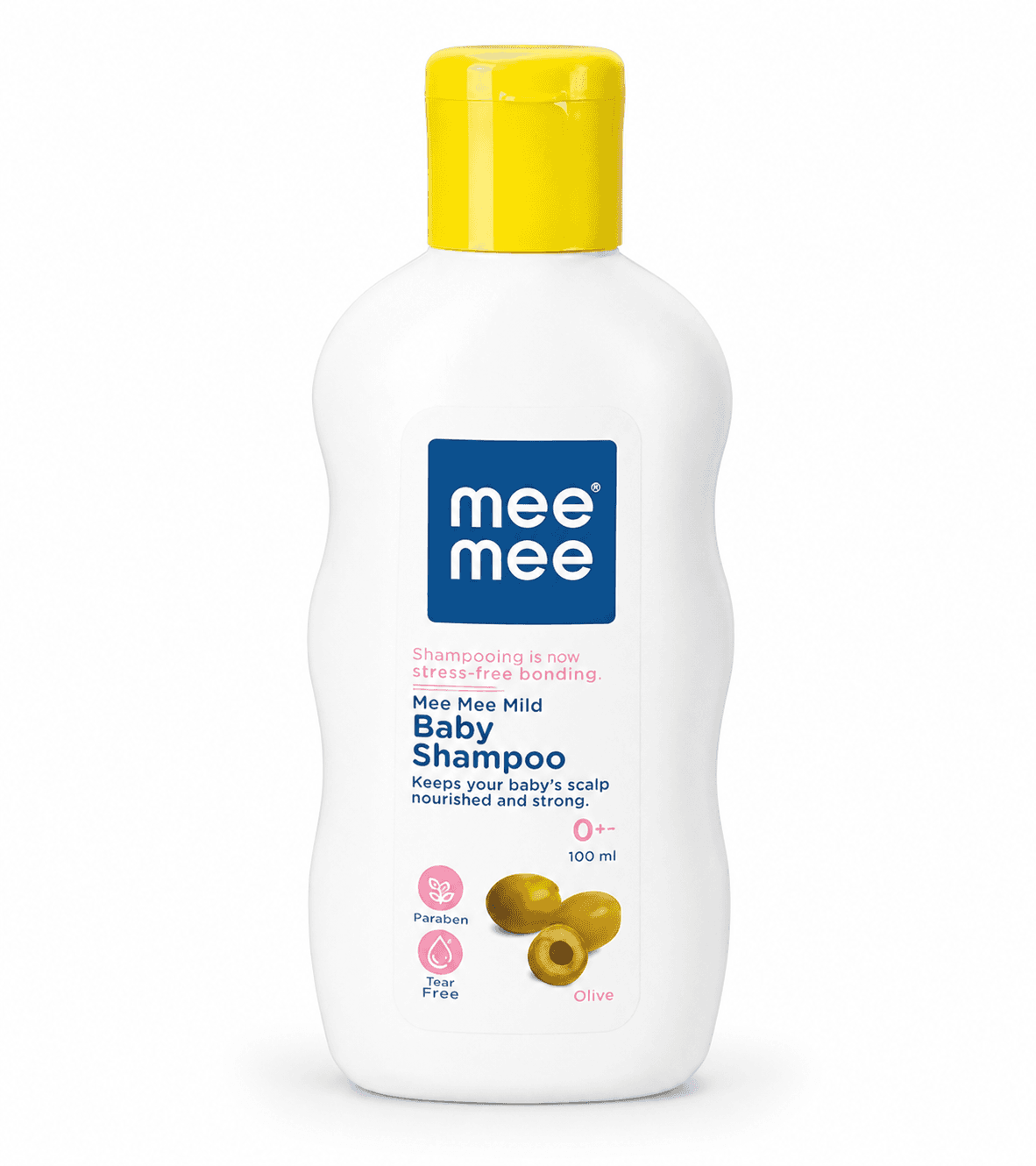 Mee Mee Mild Baby Shampoo with Olive | Tear-Free & Paraben-Free Baby Shampoo | 100ml