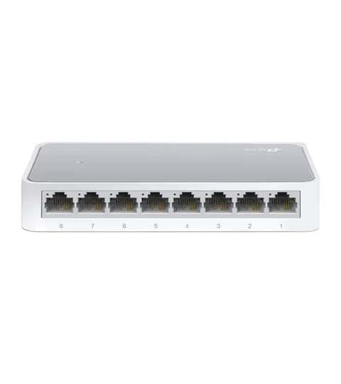 TIP-LINK TP-Link 8 Port 10/100Mbps Fast Ethernet Switch Desktop Ethernet Splitter Ethernet Hub Plug and Play Unmanaged… — thumbnail 2 of 3