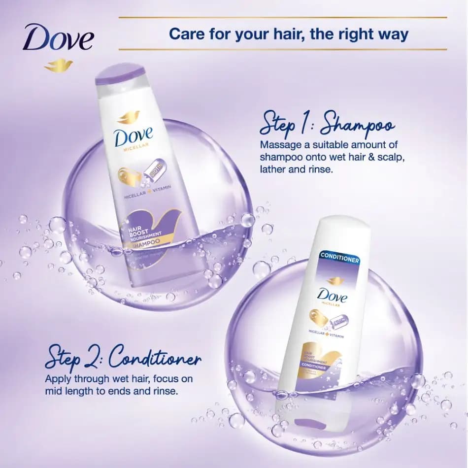 No Brand Dove Hair Boost Nourishment 680ml Shampoo | Deep Repair, Strong & Shiny Hair Care daily essentials & lifestyle — thumbnail 2 of 2