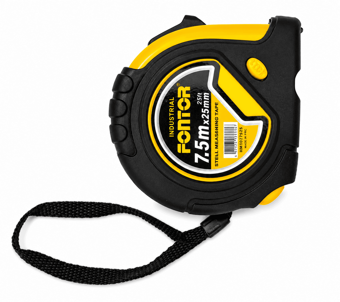 Fontor 7.5M Measuring Tape HMT027525 – Heavy-Duty Retractable Inch & Metric Tape Measure