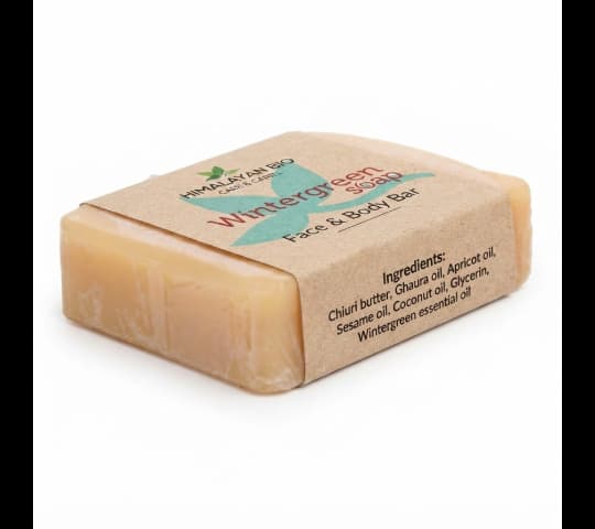 Himalayan Bio Himalayan Bio Handmade Soap 80gm | Natural Herbal Bath Soap daily essentials & lifestyle — thumbnail 2 of 2