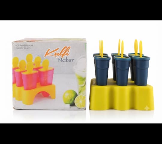 Kulfi Maker Ice Cream Mold – Easy Homemade Kulfi & Popsicle Maker