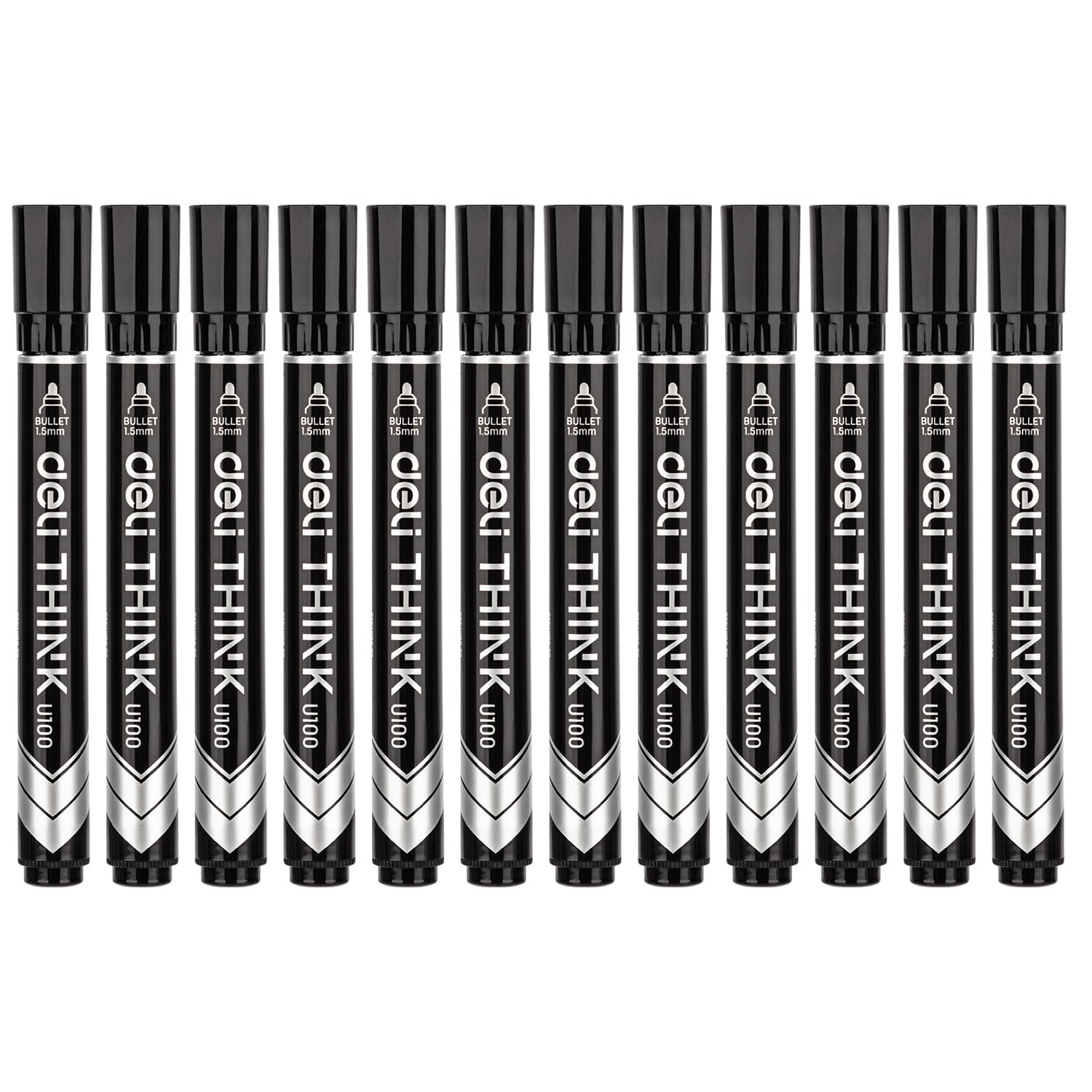Deli Deli-EU10020 Permanent Marker – Quick-Drying Waterproof Permanent Ink(Per Pcs) stationary, toys & sports — thumbnail 3 of 5