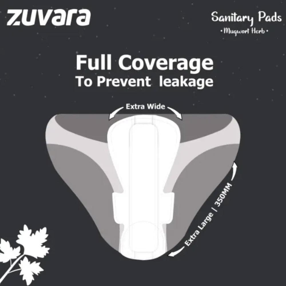 Zuvara Zuvara Sanitary Pads XXL 350mm Ultra+ Pack of 6 for Heavy Flow Protection daily essentials & lifestyle — thumbnail 3 of 5