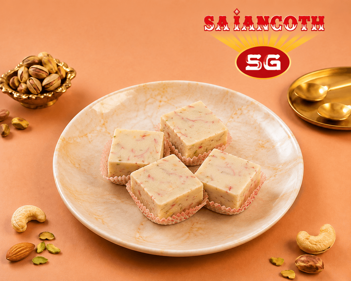 Sajan Goth Chocolate Barfi per Kg – Rich, Creamy & Delicious Indian Sweet daily essentials & lifestyle — thumbnail 2 of 2