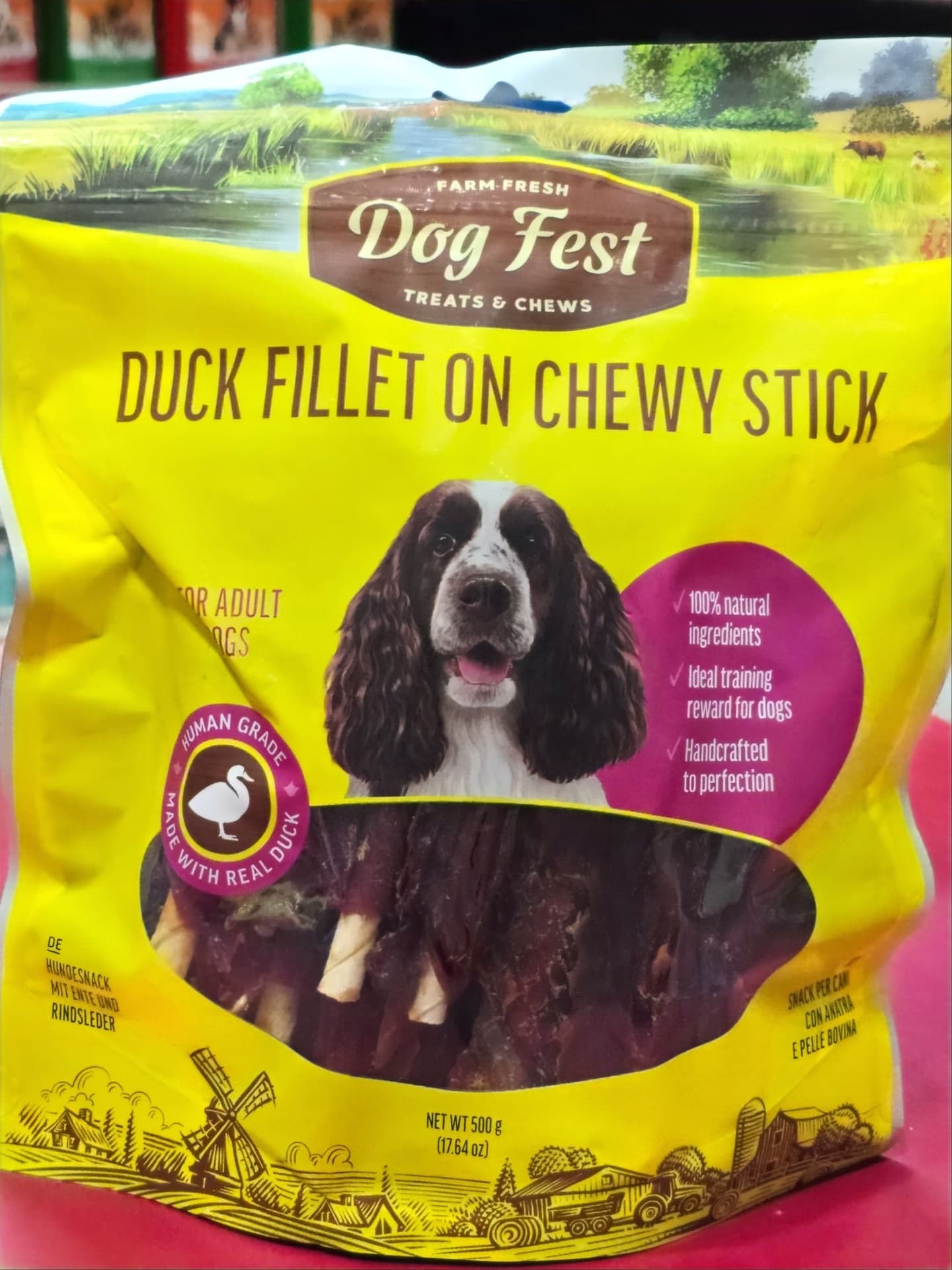 Dog Fest Duck Fillets on Chewy Stick 500gm