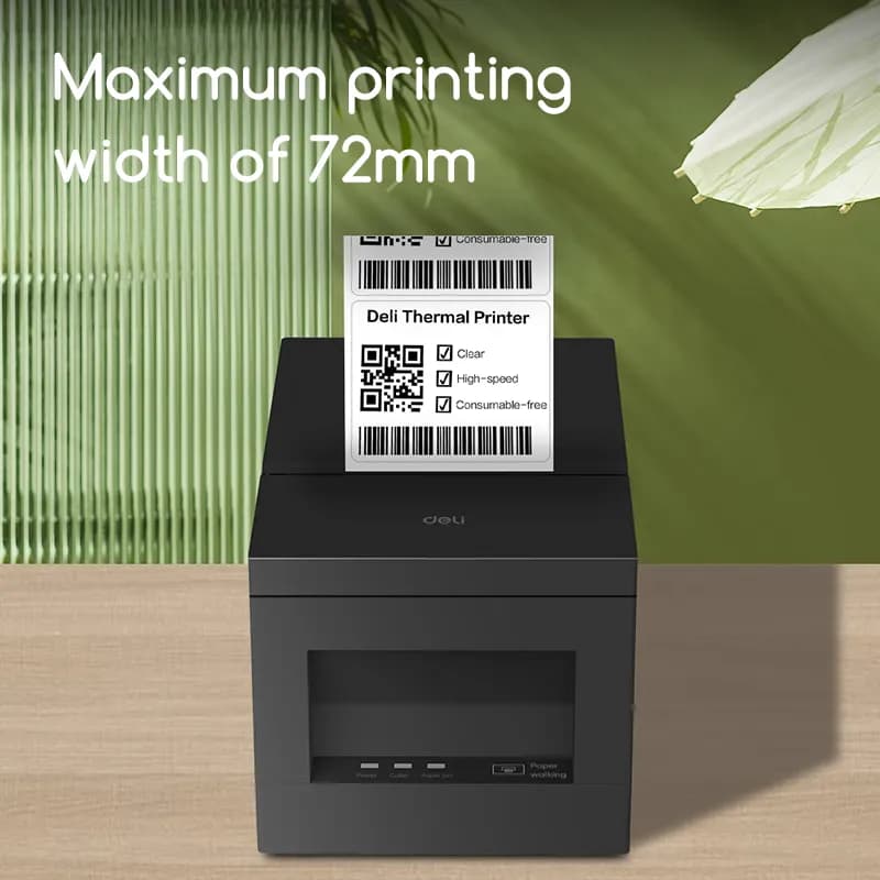DELI Deli E801PN 3 Inch Thermal Receipt Printer electronics — thumbnail 5 of 5