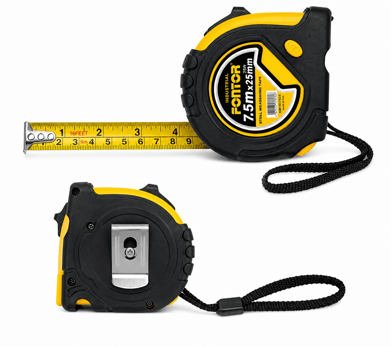 Fontor Fontor 7.5M Measuring Tape HMT027525 – Heavy-Duty Retractable Inch & Metric Tape Measure hardware & machinery — thumbnail 2 of 3
