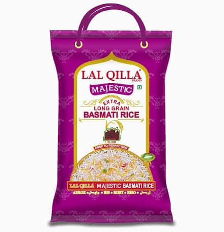 Lal Qilla Majestic Steamed Basmati Rice – 5kg | Premium Long Grain Rice