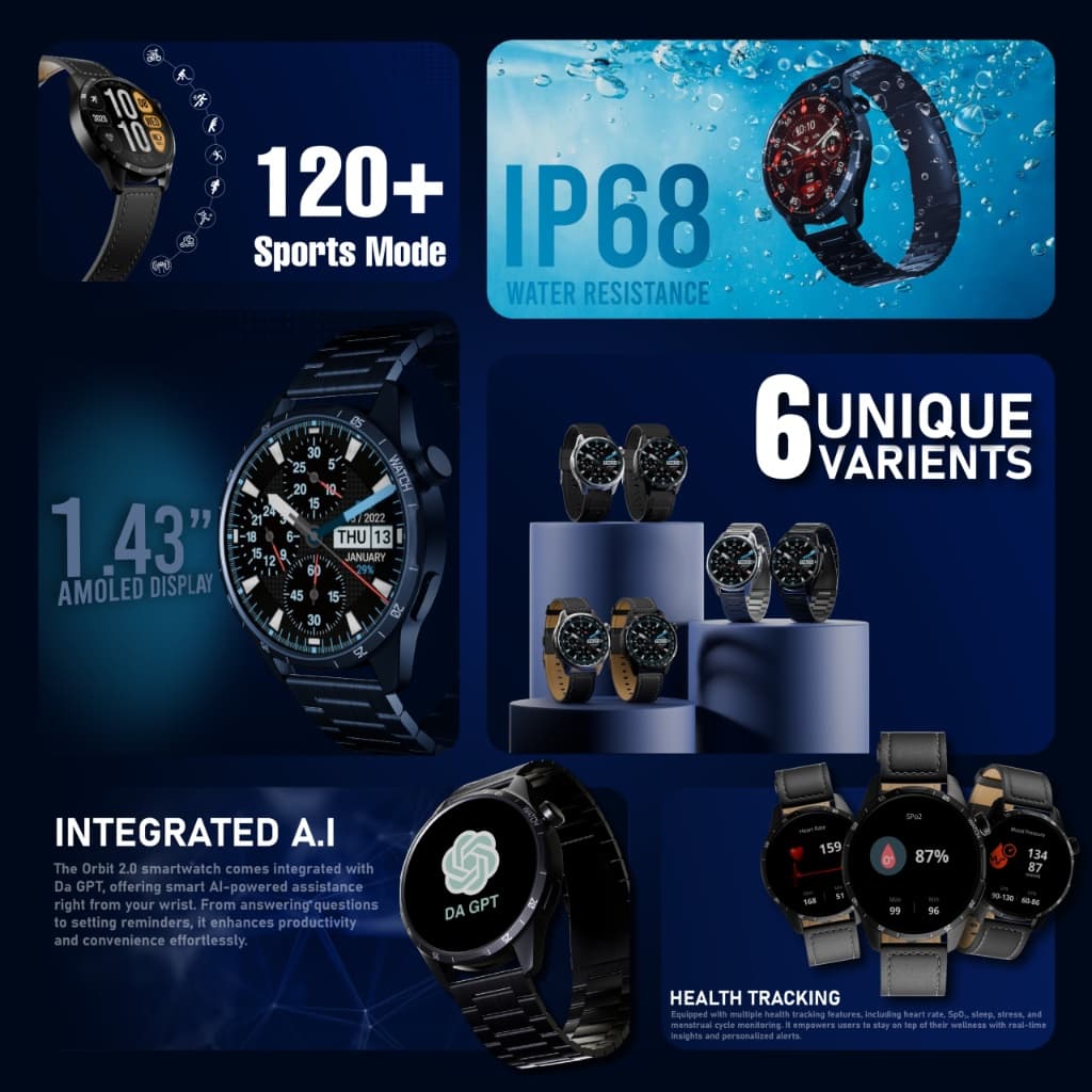 Greenlife Green Orbit 2.0 AI Smartwatch electronics — thumbnail 3 of 10