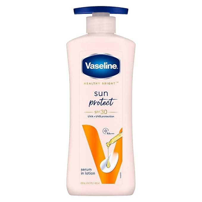 Vaseline Sun Protect SPF 30 Lotion 400ml – UVA/UVB Protection Moisturizing Sunscreen