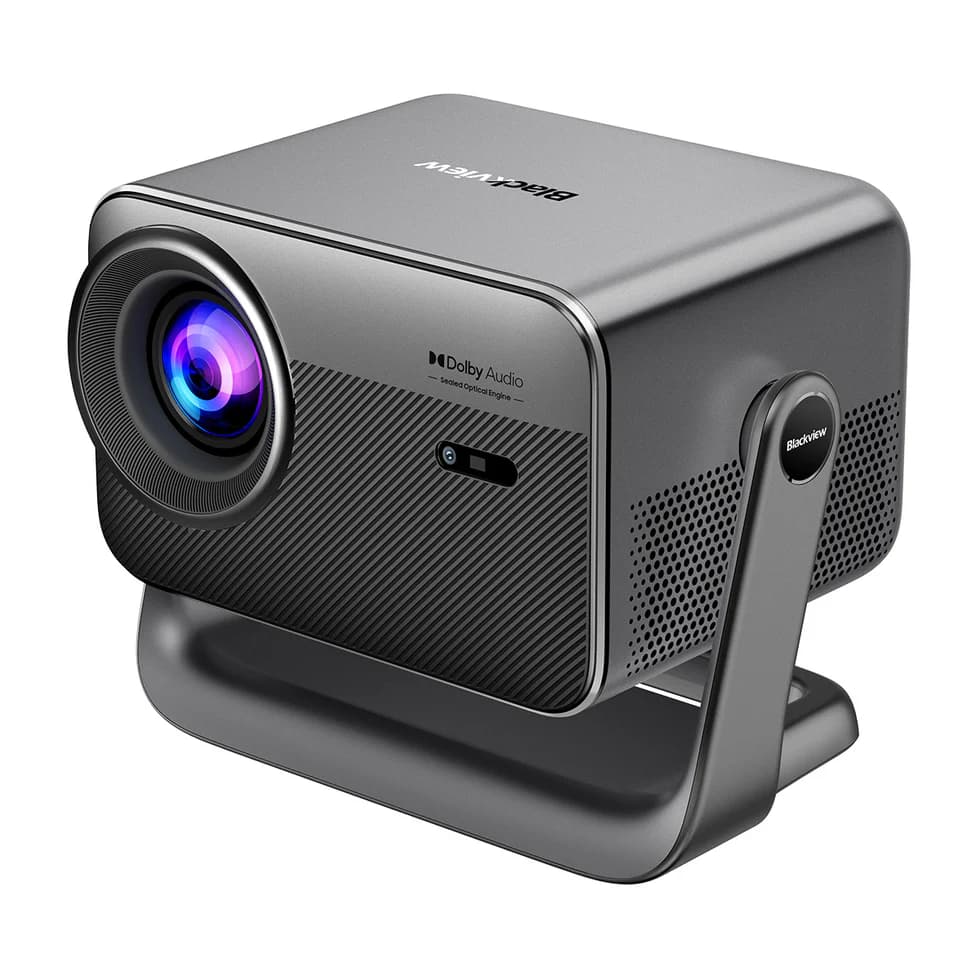Blackview Blackview PV1000 Max 150-Inch 1000 ANSI Lumens 4K Supported 1080P LCD Gimbal Projector with Dolby Audio, Apple… — thumbnail 5 of 6