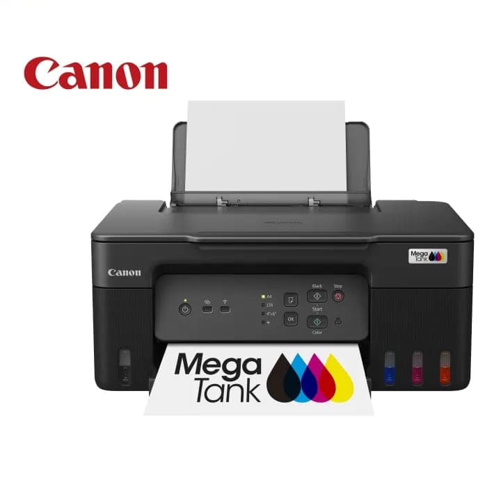 Canon PIXMA G3730 All-in-One (Print, Scan, Copy) Wireless Multifunction Refillable Ink Tank Printer with 1 Years Warranty