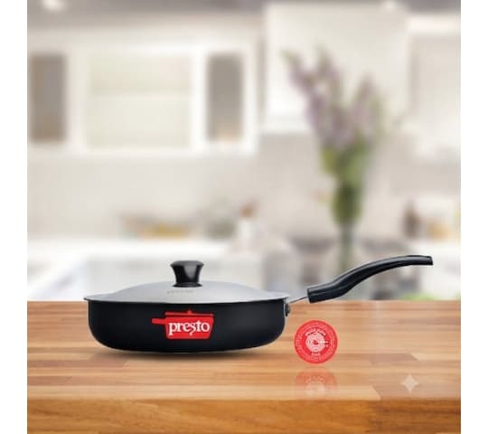 Presto Presto Hard Anodised Induction Base Frypan 200mm | Non-Stick Frying Pan for Gas & Induction home & kitchen — thumbnail 2 of 2