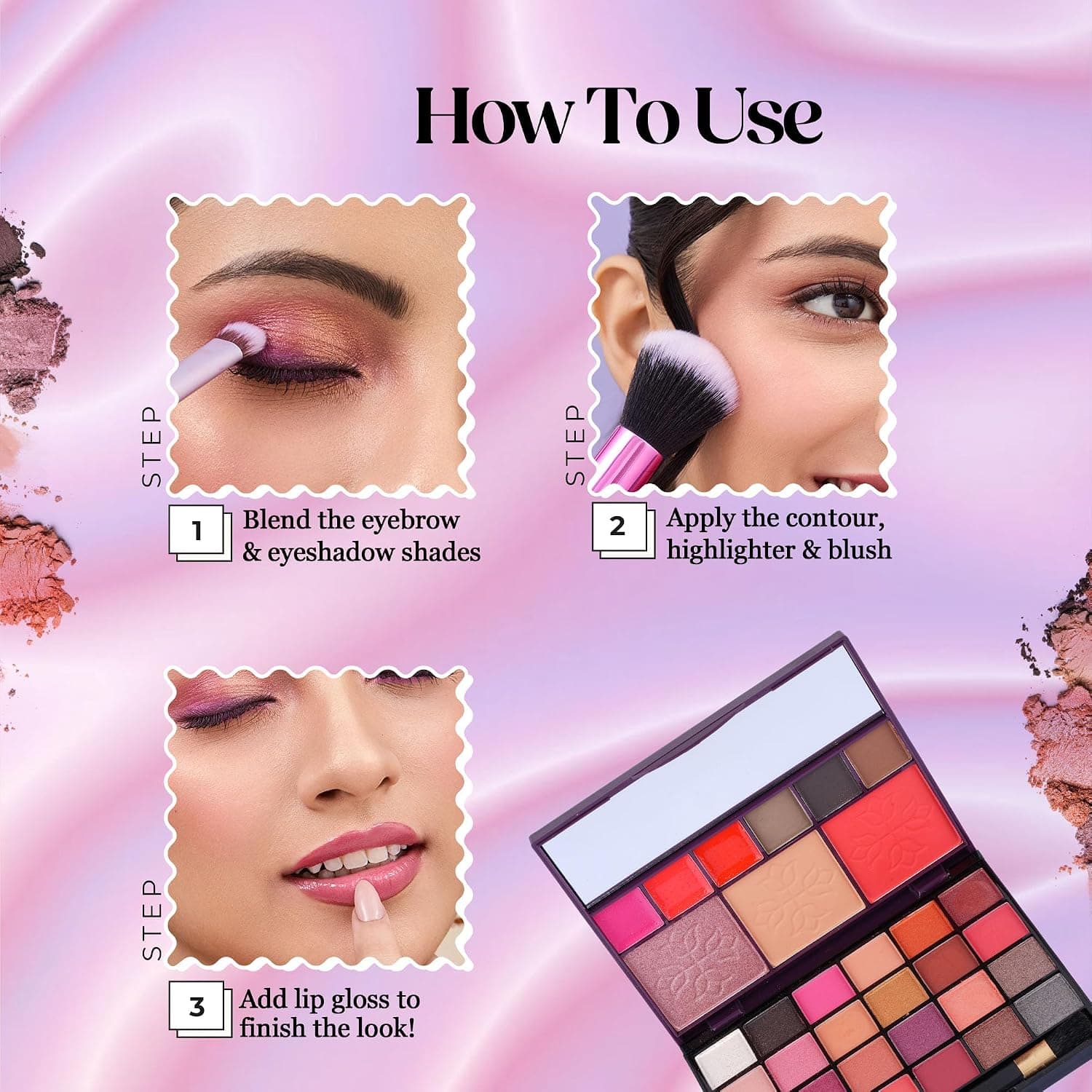 Hilary Rodha Hilary Rhoda HR-1240 Eyeshadow & Makeup Palette – All-in-One Professional Makeup Kit daily essentials &… — thumbnail 4 of 8