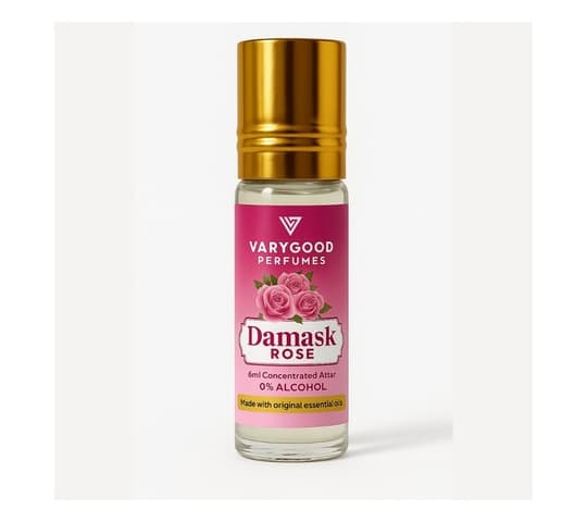 Varygood Perfumes Damask – Luxury Damask Rose Fragrance Oil | Long Lasting Premium Floral Perfume