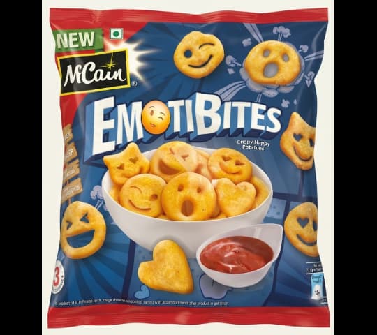 McCain Emoti Bites 415gm | Crispy Frozen Potato Snacks